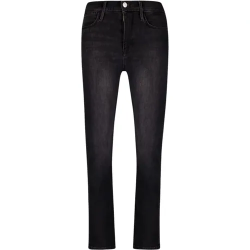 Cropped Straight-Leg Jeans , female, Sizes: W26, W29 - Frame - Modalova