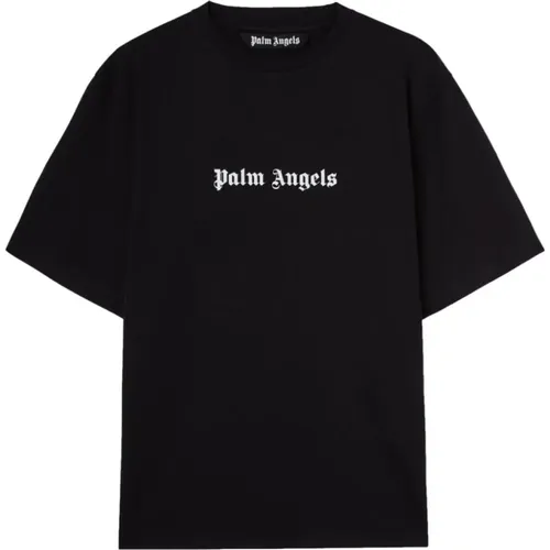 T-Shirts mit Logo-Print , Herren, Größe: 2XL - Palm Angels - Modalova