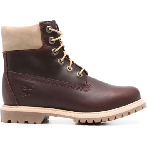 Rote Leder Stiefeletten Timberland - Timberland - Modalova