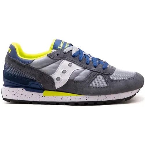 Renew Your Collection with Grey and Blue Sneakers , male, Sizes: 6 UK - Saucony - Modalova