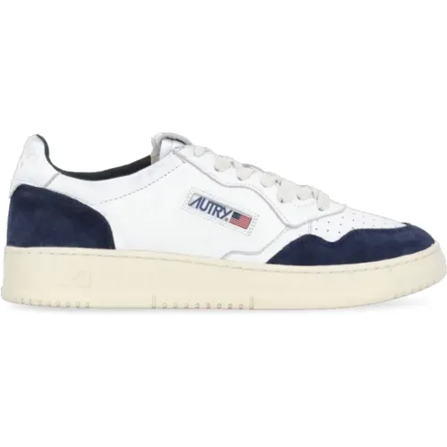 Leather Sneakers with Contrasting Details , male, Sizes: 11 UK, 6 UK, 9 UK - Autry - Modalova