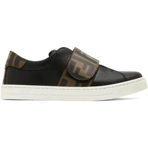 Monogramm Leder Sneakers Fendi - Fendi - Modalova