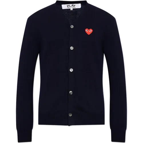 Geknöpfter Cardigan , Herren, Größe: M - Comme des Garçons Play - Modalova