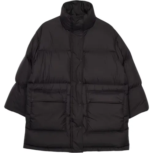 Oversized Puffer Jacket mit Daunenfüllung , Damen, Größe: XS - STAND STUDIO - Modalova