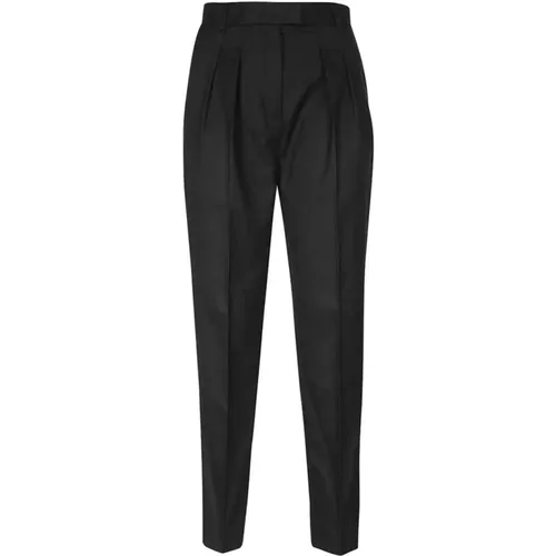 Weite Plissierte Hose , Damen, Größe: XS - Karl Lagerfeld - Modalova