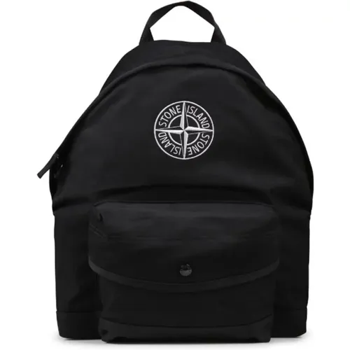 Schwarze Taschen für stilvolle Outfits - Stone Island - Modalova