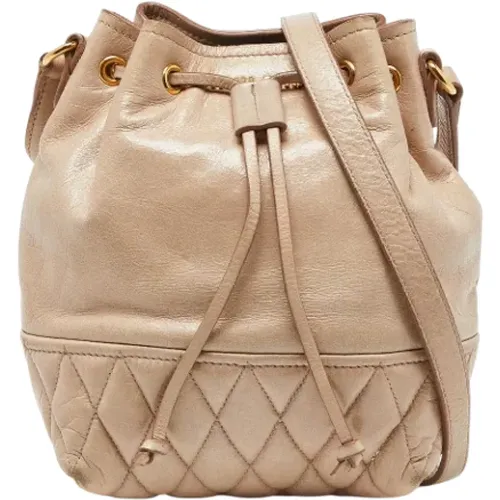 Pre-owned Leather shoulder-bags , female, Sizes: ONE SIZE - Miu Miu Pre-owned - Modalova