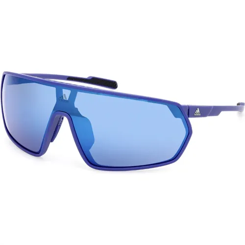 Matte /Green Sunglasses Sp0088 , unisex, Sizes: ONE SIZE - Adidas - Modalova