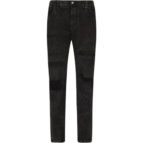 Slim-fit Jeans , male, Sizes: L, M, 2XL, XL - Dolce & Gabbana - Modalova