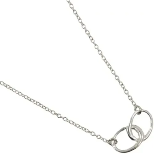 Pre-owned Silver necklaces , female, Sizes: ONE SIZE - Tiffany & Co. Pre-owned - Modalova