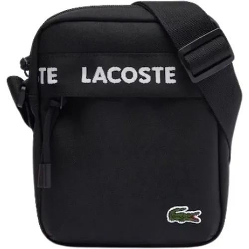 Neocroc Logo Shoulder Bag Men , male, Sizes: ONE SIZE - Lacoste - Modalova