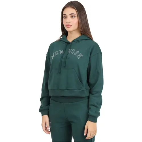 Grüner Hoodie New York Yankees MLB , Damen, Größe: L - new era - Modalova