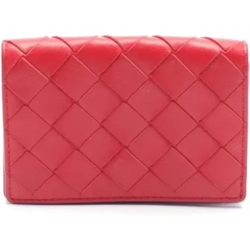 Pre-owned Leather wallets , female, Sizes: ONE SIZE - Bottega Veneta Vintage - Modalova