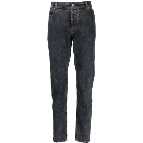 Straight Jeans for Men , male, Sizes: W34 - Balmain - Modalova