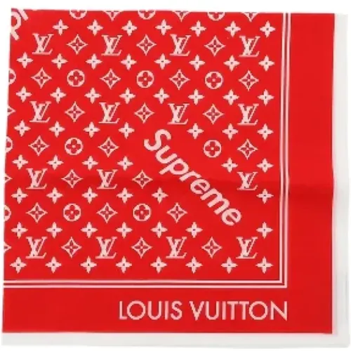 Pre-owned Silk scarves , female, Sizes: ONE SIZE - Louis Vuitton Vintage - Modalova