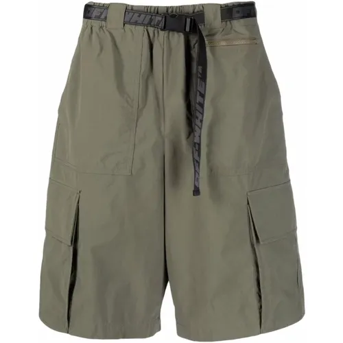 Lange Shorts , Herren, Größe: L - Off White - Modalova