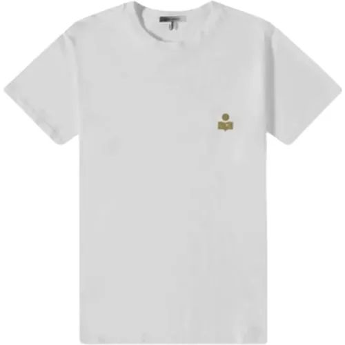 Logo Cotton T-Shirt in , male, Sizes: M, 2XL - Isabel marant - Modalova