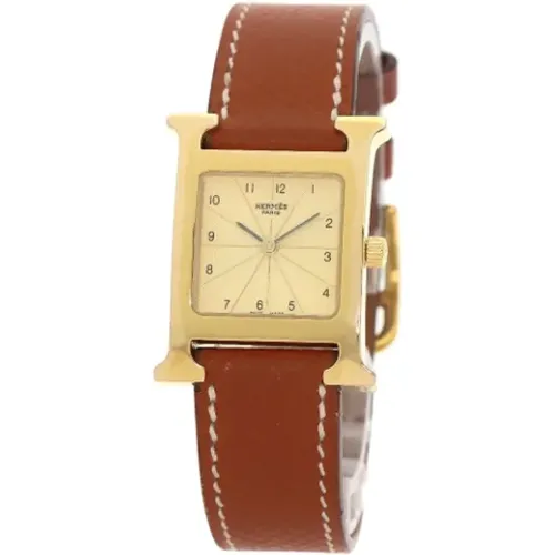 Pre-owned Stainless Steel watches , female, Sizes: ONE SIZE - Hermès Vintage - Modalova