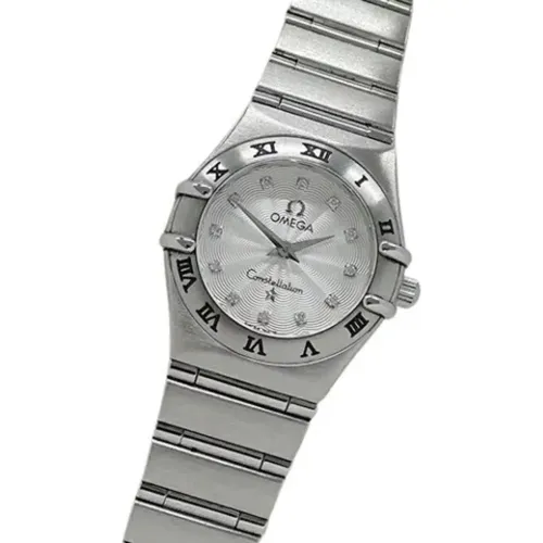 Pre-owned Stainless Steel watches , female, Sizes: ONE SIZE - Omega Vintage - Modalova