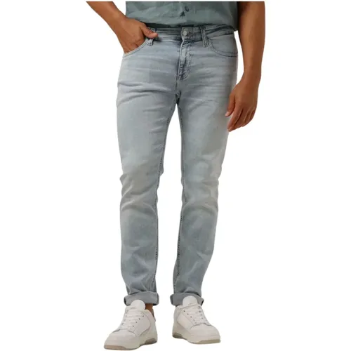 Slim Fit Hellblaue Jeans , Herren, Größe: W32 L34 - Tommy Jeans - Modalova