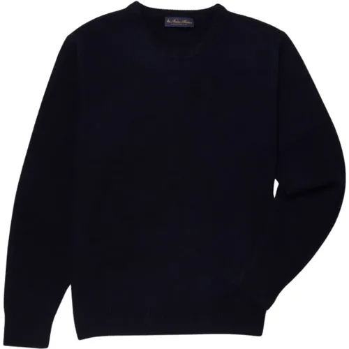 Woll- und Kaschmir-Crew-Neck Pullover , Herren, Größe: XL - Brooks Brothers - Modalova