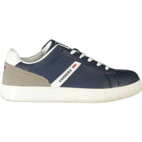 Blaue Polyester-Sneaker mit Schnürsenkeln , Herren, Größe: 41 EU - Carrera - Modalova