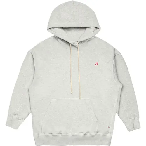 Grauer Baumwollhoodie mit Kordelzug , Herren, Größe: XL - Autry - Modalova