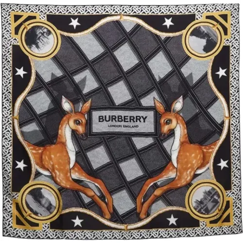 Pre-owned Silk scarves , female, Sizes: ONE SIZE - Burberry Vintage - Modalova