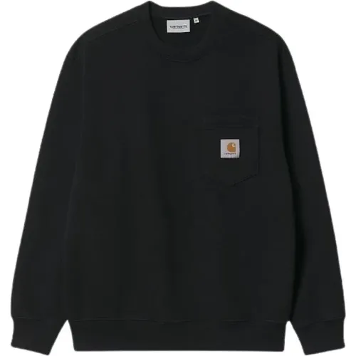 Schwarze Pullover für Männer , Herren, Größe: M - Carhartt WIP - Modalova