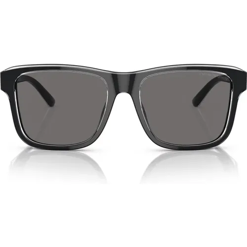 Polarized Sunglasses Ea4208 605187 Pillow Shape , unisex, Sizes: 56 MM - Emporio Armani - Modalova