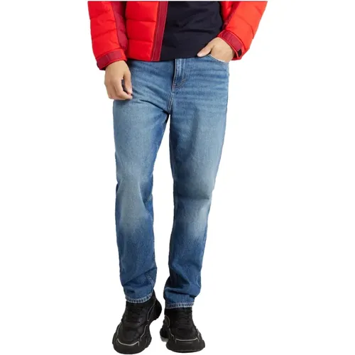 Slim-Fit Tapered Jeans , Herren, Größe: W30 L32 - Tommy Jeans - Modalova