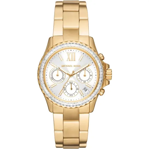 Everest Gold Quartz Watch , female, Sizes: ONE SIZE - Michael Kors - Modalova