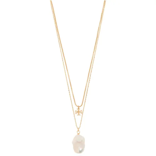 Perlenkette , Damen, Größe: ONE Size - TORY BURCH - Modalova