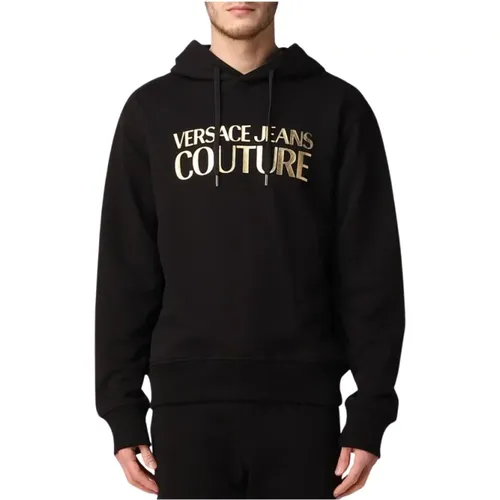 Logo Thick Sweatshirt 72gait01cf01t , Herren, Größe: M - Versace Jeans Couture - Modalova