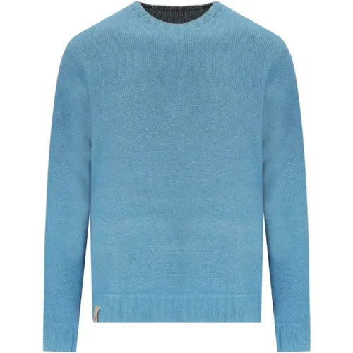 Wendbarer Crewneck Jumper in Grau/Hellblau - BOB - Modalova