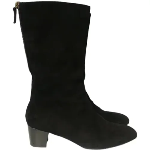 Pre-owned Suede boots , female, Sizes: 6 UK - Balenciaga Vintage - Modalova