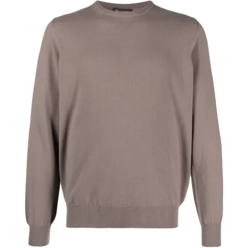 Cashmere Crew-Neck Sweater , male, Sizes: 4XL, XL, 3XL, 2XL - Colombo - Modalova