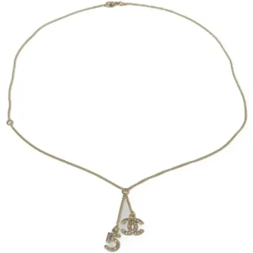 Pre-owned Metal necklaces , female, Sizes: ONE SIZE - Chanel Vintage - Modalova