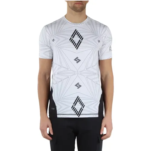 Ventus7 Technical Fabric T-shirt , male, Sizes: M, S - Emporio Armani EA7 - Modalova