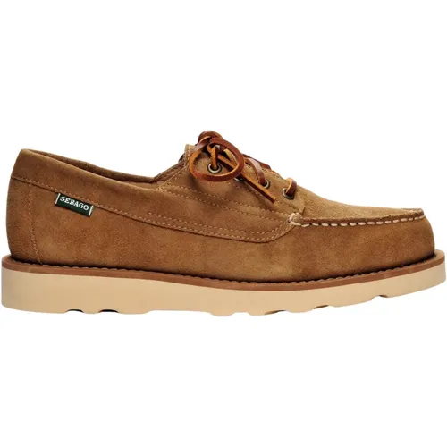 Beige Camel Askoofield Suede Shoes , male, Sizes: 7 UK, 9 UK, 8 UK, 6 UK, 10 UK, 11 UK - Sebago - Modalova