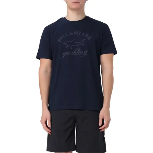 T-Shirts , male, Sizes: M, L, XL - PAUL & SHARK - Modalova