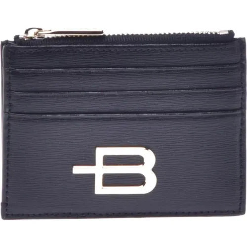 Card holder with zip in saffiano , female, Sizes: ONE SIZE - Baldinini - Modalova