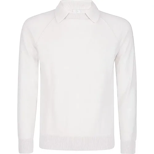 Cashmere Polo Neck Sweater , male, Sizes: M, 3XL - Eleventy - Modalova