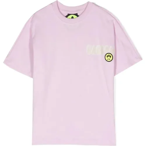 Pink Lavendel Jersey T-Shirt BARROW - BARROW - Modalova