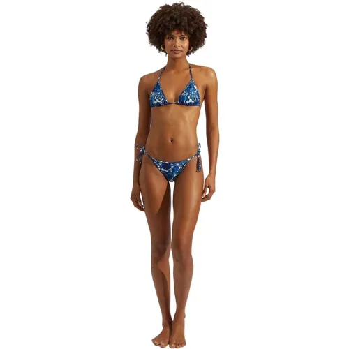 Sassy Triangle Bikinihose,Brasilianische String Bikini Bottoms,Wendbare brasilianische Bikinihose im Dreiecksstil,Brasilianischer Stil Bikinihose mit - La DoubleJ - Modalova