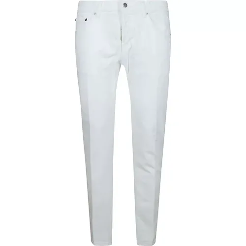 Straight Pants , male, Sizes: W30, W28, W33, W29, W36 - Dondup - Modalova