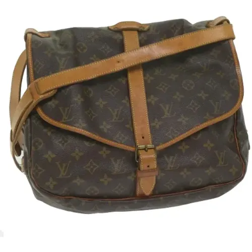 Pre-owned Canvas shoulder-bags , female, Sizes: ONE SIZE - Louis Vuitton Vintage - Modalova