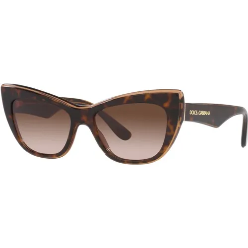 Havana Sunglasses , female, Sizes: 54 MM - Dolce & Gabbana - Modalova