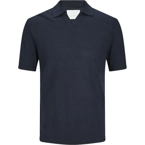 Split-Neck T-Shirt für Herren - jack & jones - Modalova