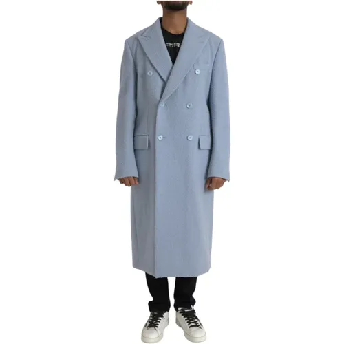 Double-Breasted Trenchcoat Jacket , male, Sizes: XL - Dolce & Gabbana - Modalova